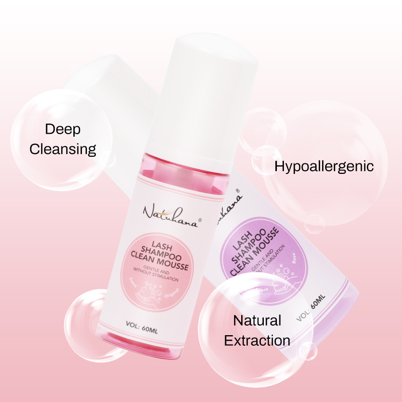 Natuhana 60ml Eyelash Extensio - Eyelash Extension Wash Kit ulasan dan harga