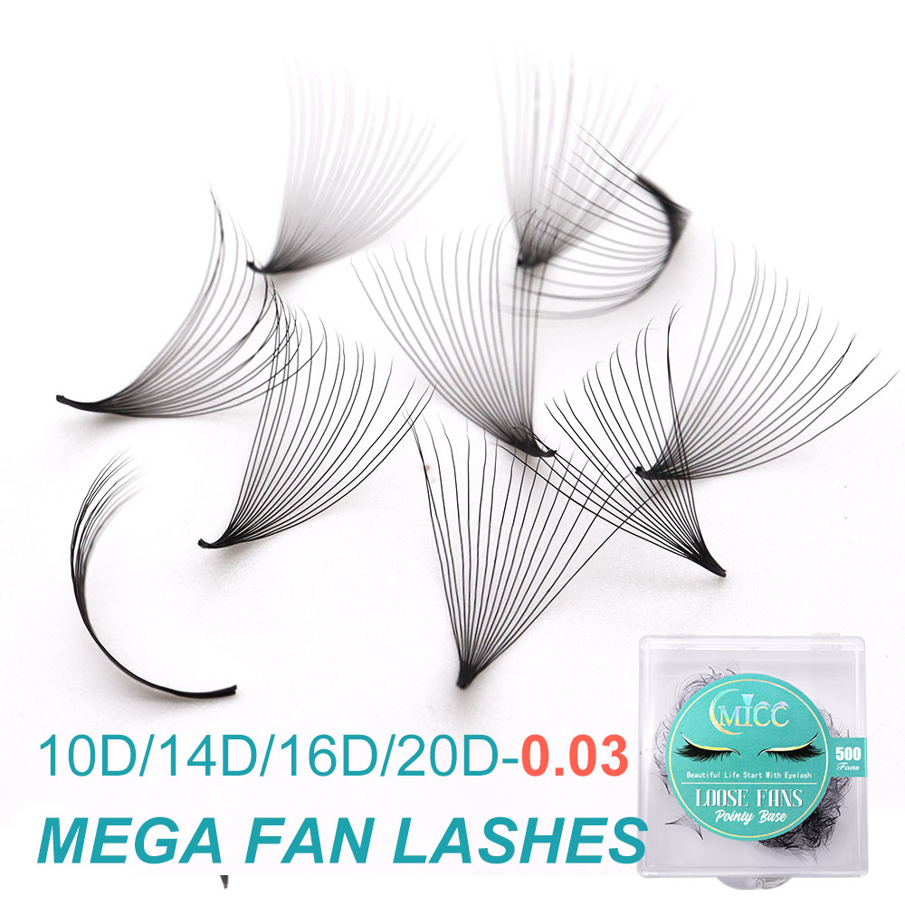 10D  20D 0.03 Thickness Pointy - Eyelash Extension Mega Volume ulasan dan harga