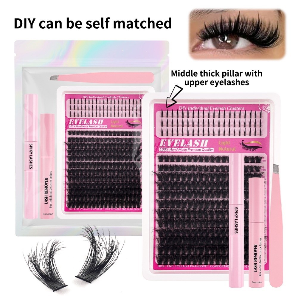 8-18mm Length False Eyelashes  - Eyelash Extension Wispy ulasan dan harga