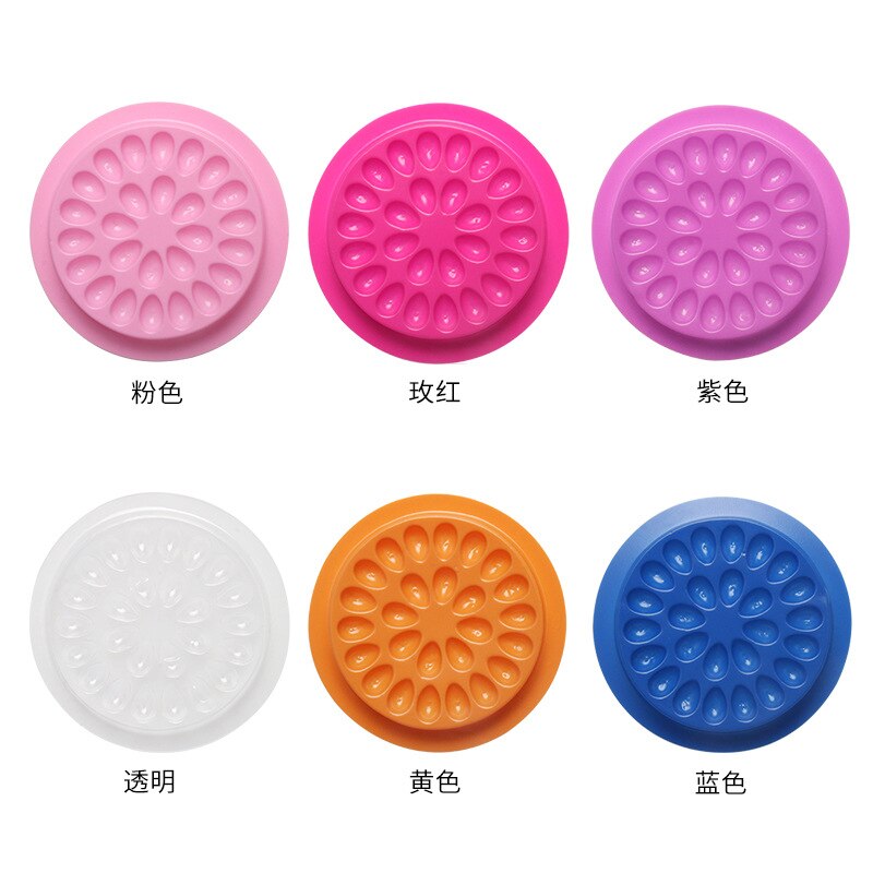 100pcs Eyelash Glue Holder Eye - Lash Tray Organizer ulasan dan harga
