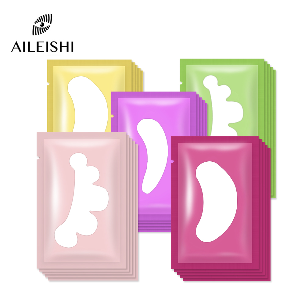 100 Pairs Wholesale Hydrogel E - Eyelash Extension Eye Mask ulasan dan harga