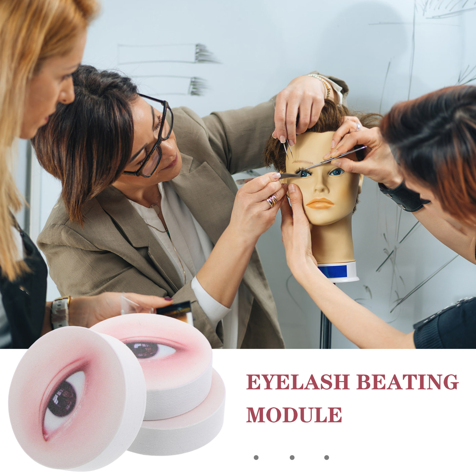3Pcs Lash Extension Practice B - Eyelash Extension Eyelash ulasan dan harga