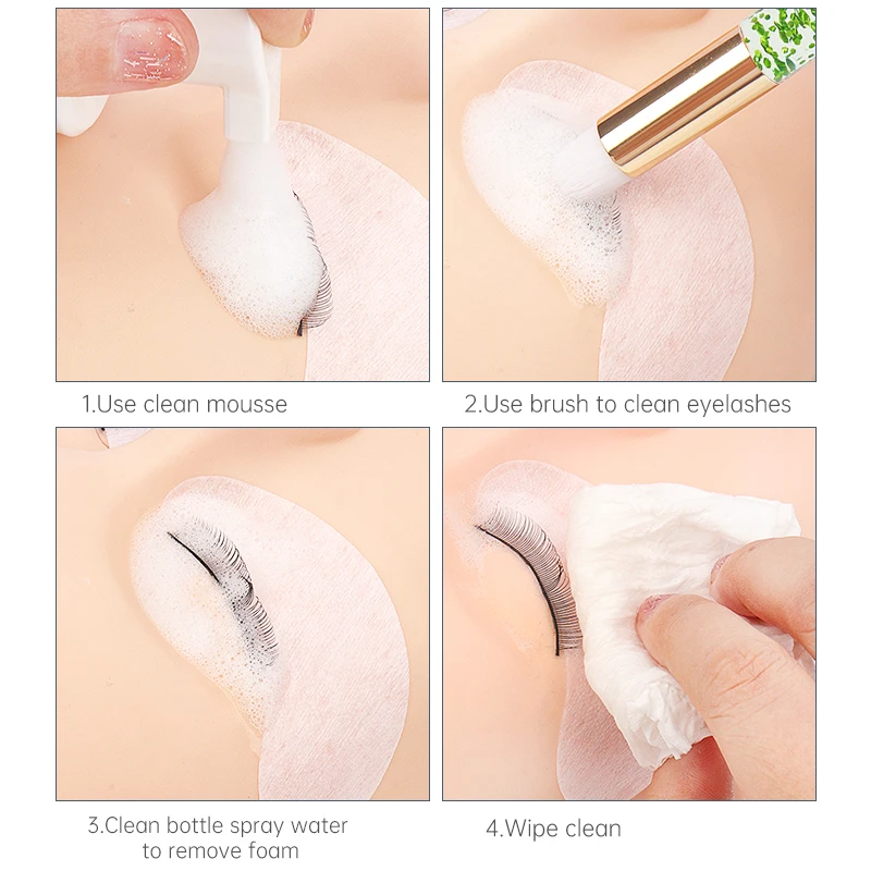 Lashes Shampoo Brush Eyelash E - Eyelash Extension Cleaning ulasan dan harga