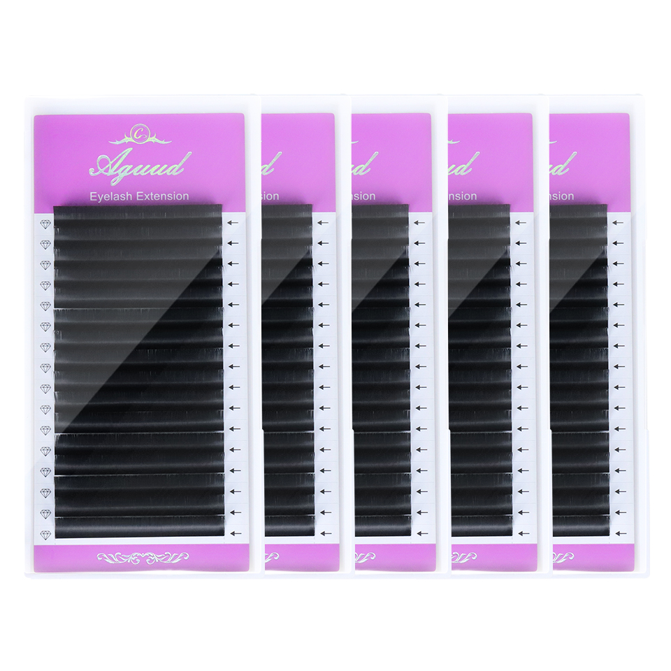 AGUUD 5 trays/lot NEW Super Ma - Eyelash Extension Mega Volume ulasan dan harga