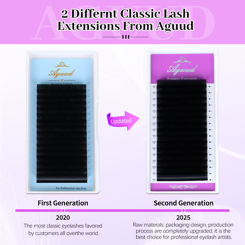 AGUUD 5 trays/lot NEW Super Ma - Eyelash Extension Mega Volume ulasan dan harga