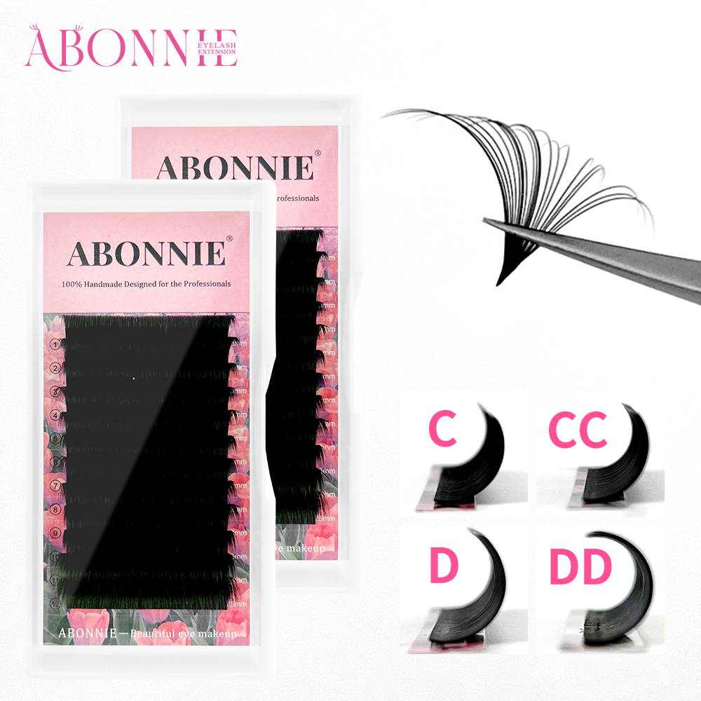 ABONNIE Matte Black Easy Fan L - Eyelash Extension Mega Volume ulasan dan harga