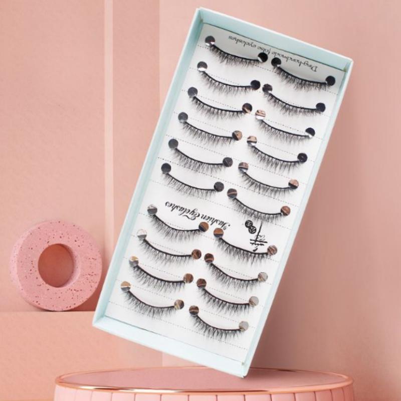 10 Pairs Natural Long Wispy Ca - Eyelash Extension Wispy ulasan dan harga