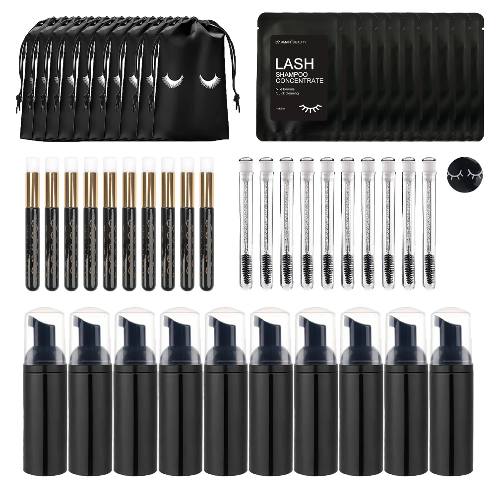 50/25Pcs Eyelash Extension Rem - Eyelash Extension Wash Kit ulasan dan harga