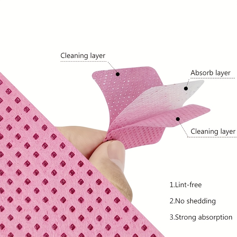 50/100/200pcs Lint-Free Nail W - Eyelash Extension Eyelash ulasan dan harga