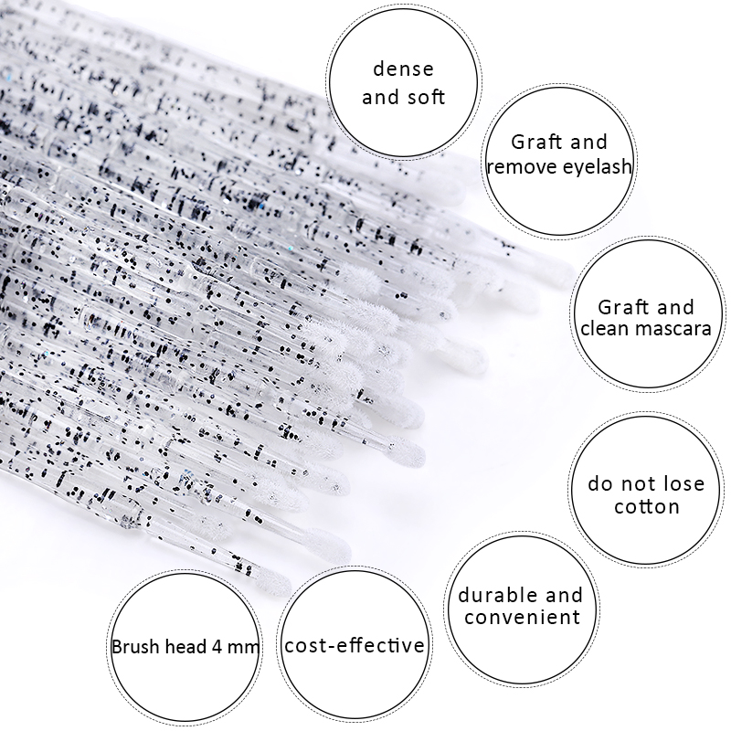 Free shipping Microbrush for e - Eyelash Extension Cleaning ulasan dan harga