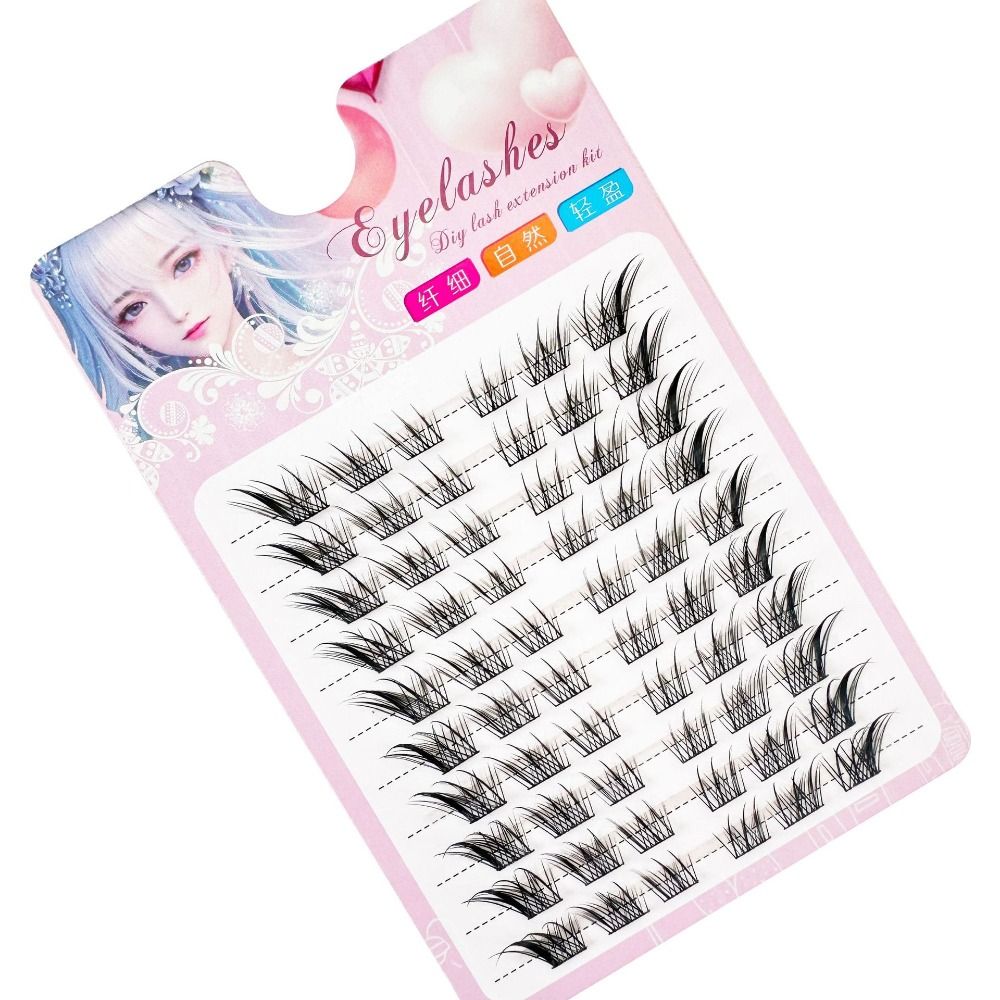 Women Beauty 3D Cat Eye Cluste - Eyelash Extension Cat Eye ulasan dan harga